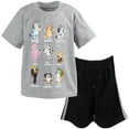thumbnail image 1 of Bluey Bingo Toddler Boys T-Shirt and Mesh Shorts Outfit Set Toddler to Big Kid, 1 of 5