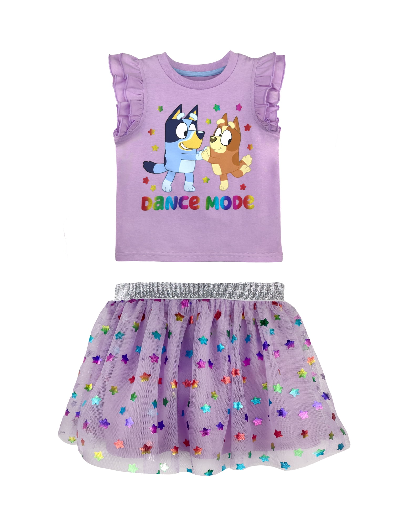 Bluey Official Licensed Sparkle Tutu Dress – Comfortable Playwear