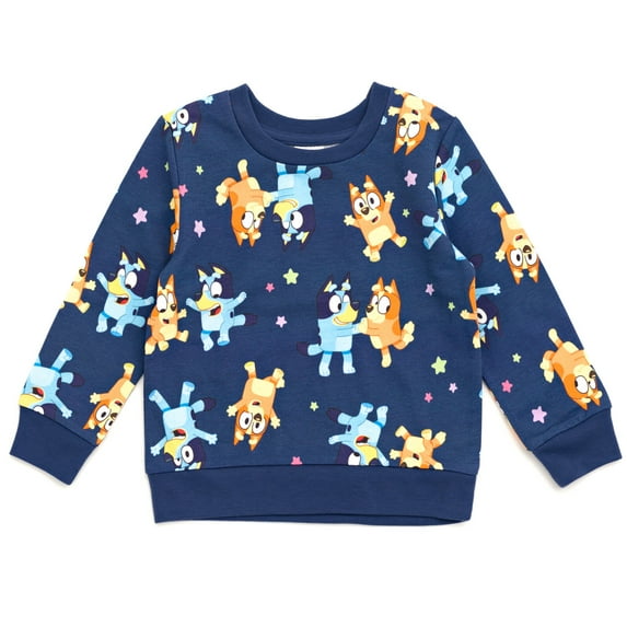 Bluey Bingo Toddler Girls French Terry Sweatshirt 5T