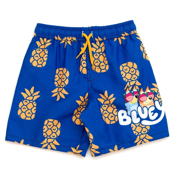 Bluey Bingo UPF 50  Swim Trunks Bathing Suit Toddler to Little Kid
