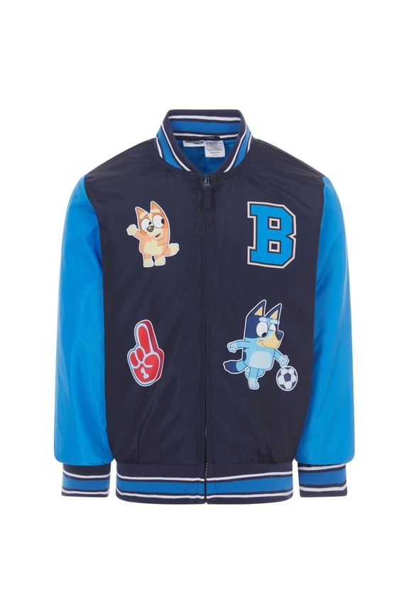 Bingo Varsity Zip Up Bomber Jacket Toddler to Little Kid