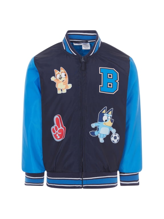 Bingo Varsity Zip Up Bomber Jacket Toddler to Little Kid