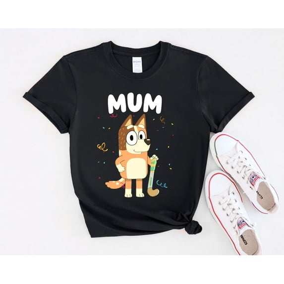 Bluey Blue Dog Mum, Birthday Shirt, Disney Dog Family, Unisex S-5XL Hot Trending Shirt, Gift For Moms Shirt, Sweatshirt, Hoodie