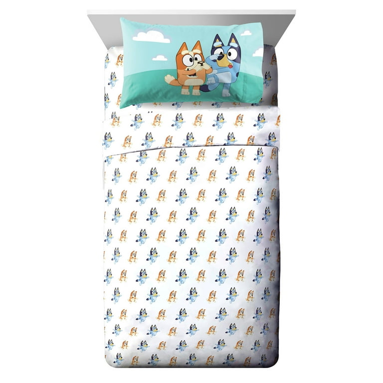 Bluey Bingo Kids Bedroom Decor Full Sheet Set for Bedding Walmart