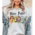 thumbnail image 1 of Bluey Bluey Potter, Harry Potter Party Tee, Wizard Shirt, Unisex S-5XL Hot Trending Shirt, Sweatshirt, Hoodie, 1 of 3