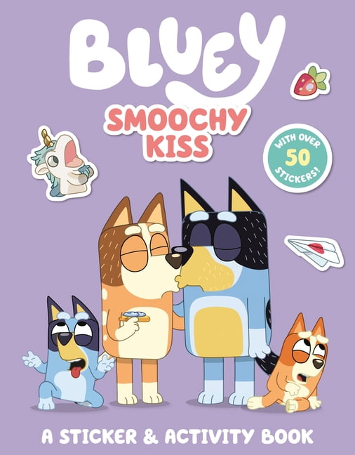 Bluey Bluey: Smoochy Kiss: A Sticker & Activity Book, (Paperback)