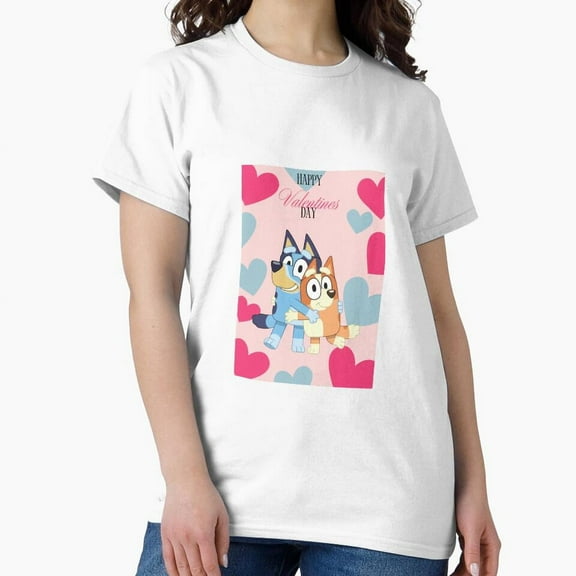 Bluey Bluey Valentines Classic T-Shirt, All Size S-5XL Bluey Shirt