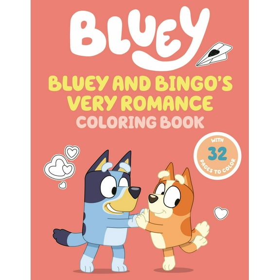 Bluey and Bingo's Very Romance Coloring Book (Paperback)