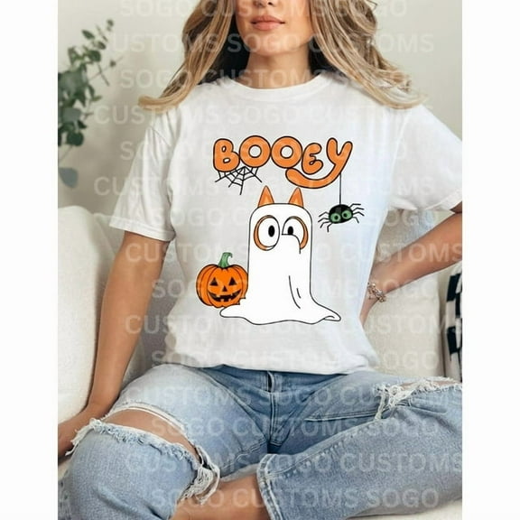 Bluey Booey Bingo Halloween Shirt – Fun Fall Unisex Tee for the Whole Family