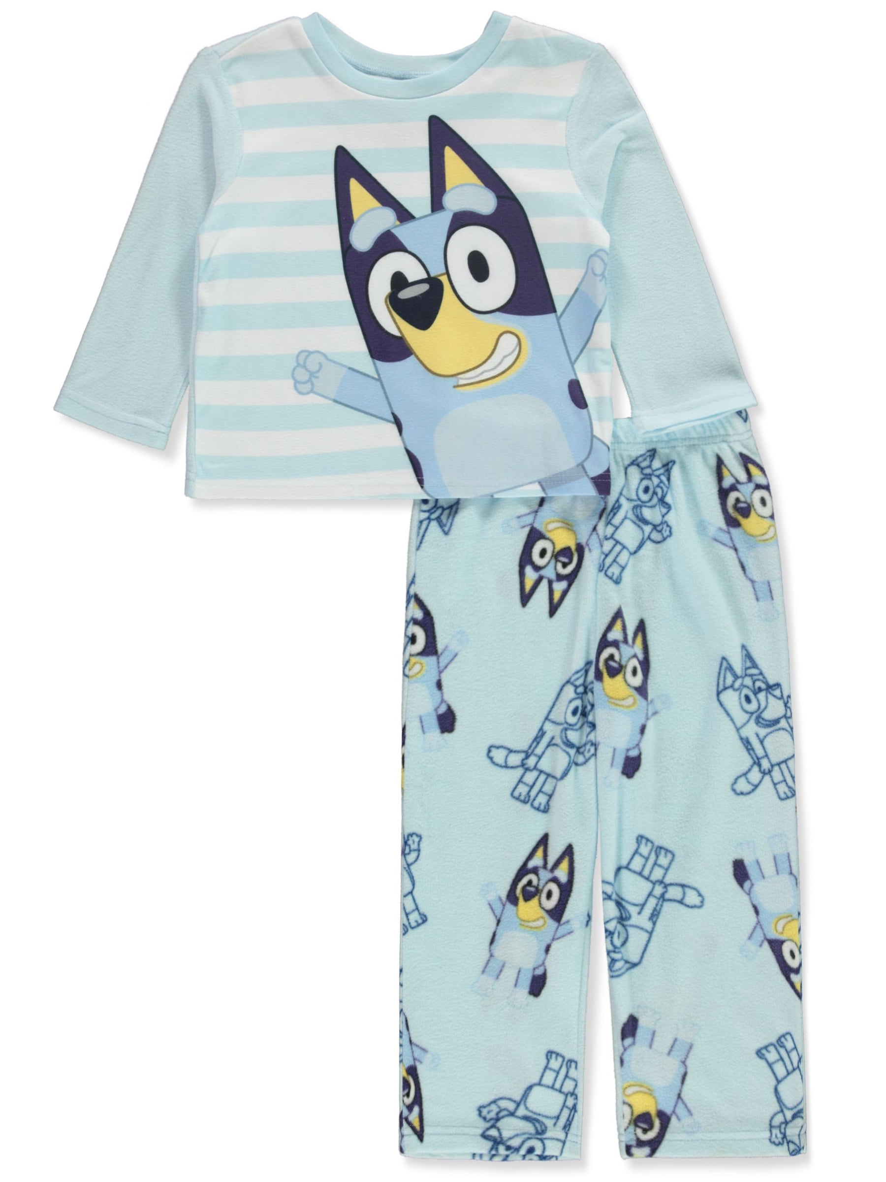 Bluey Boys' 2-Piece Pajamas Set - blue, 4t (Toddler) - Walmart.com