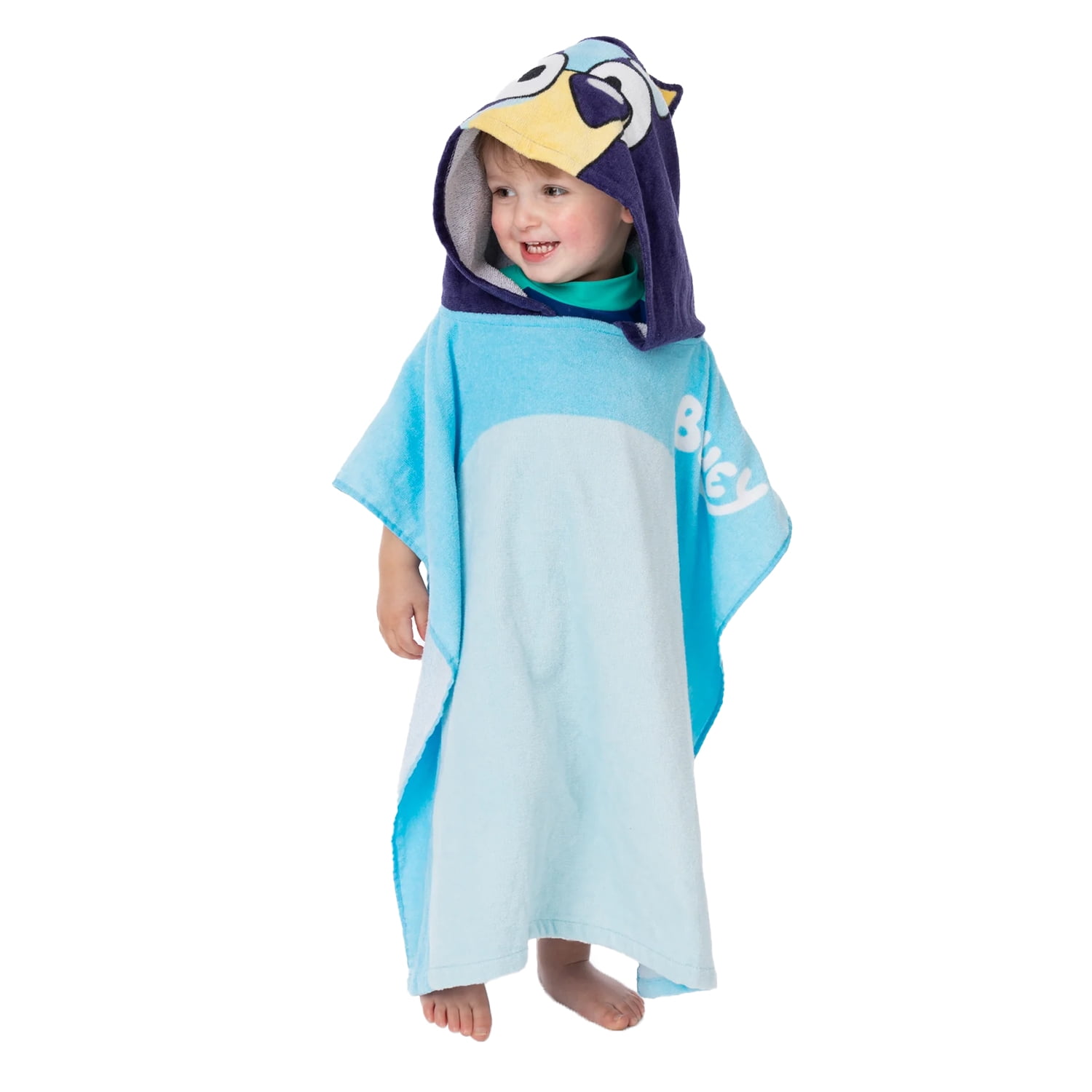 Bluey Kids Bath Hoodie, Unisex-Children, 100% Cotton Officially ...