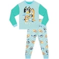 thumbnail image 1 of Bluey Boys Long Sleeve Pajamas Blue Sizes 2T-8, 1 of 7