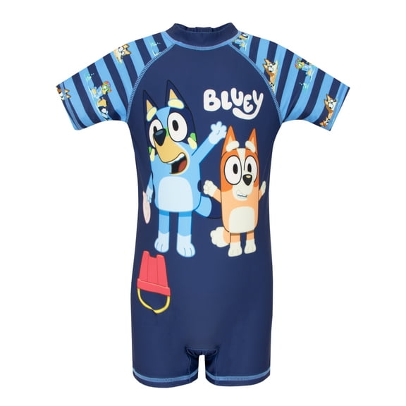 Bluey Boys Swim Suit Blue Polyester Elastane 2 (2-8 T)