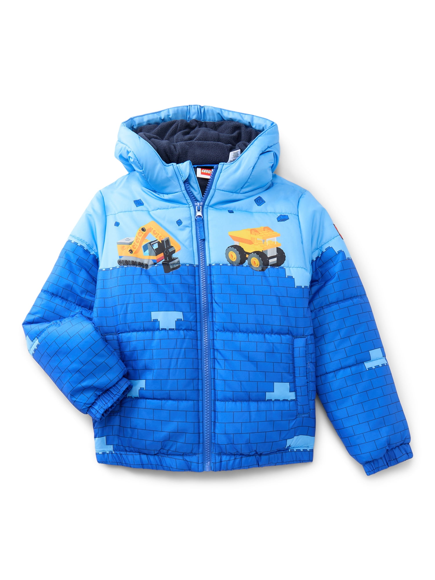LEGO® Toddler Boys Lego Bricks Puffer Jacket, Sizes 2T-5T