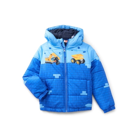 LEGO ® Toddler Boys Lego Bricks Puffer Jacket, Sizes 2T-5T