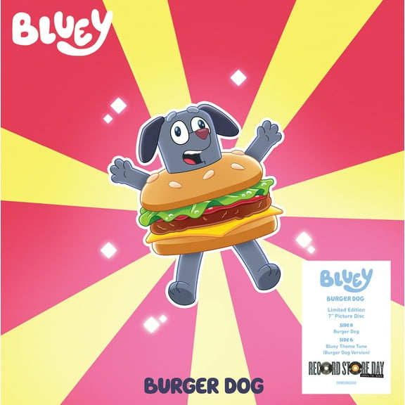 Burger Dog / Bluey Theme Tune (Burger Dog Version) - Limited Picture Disc 7-Inch Vinyl