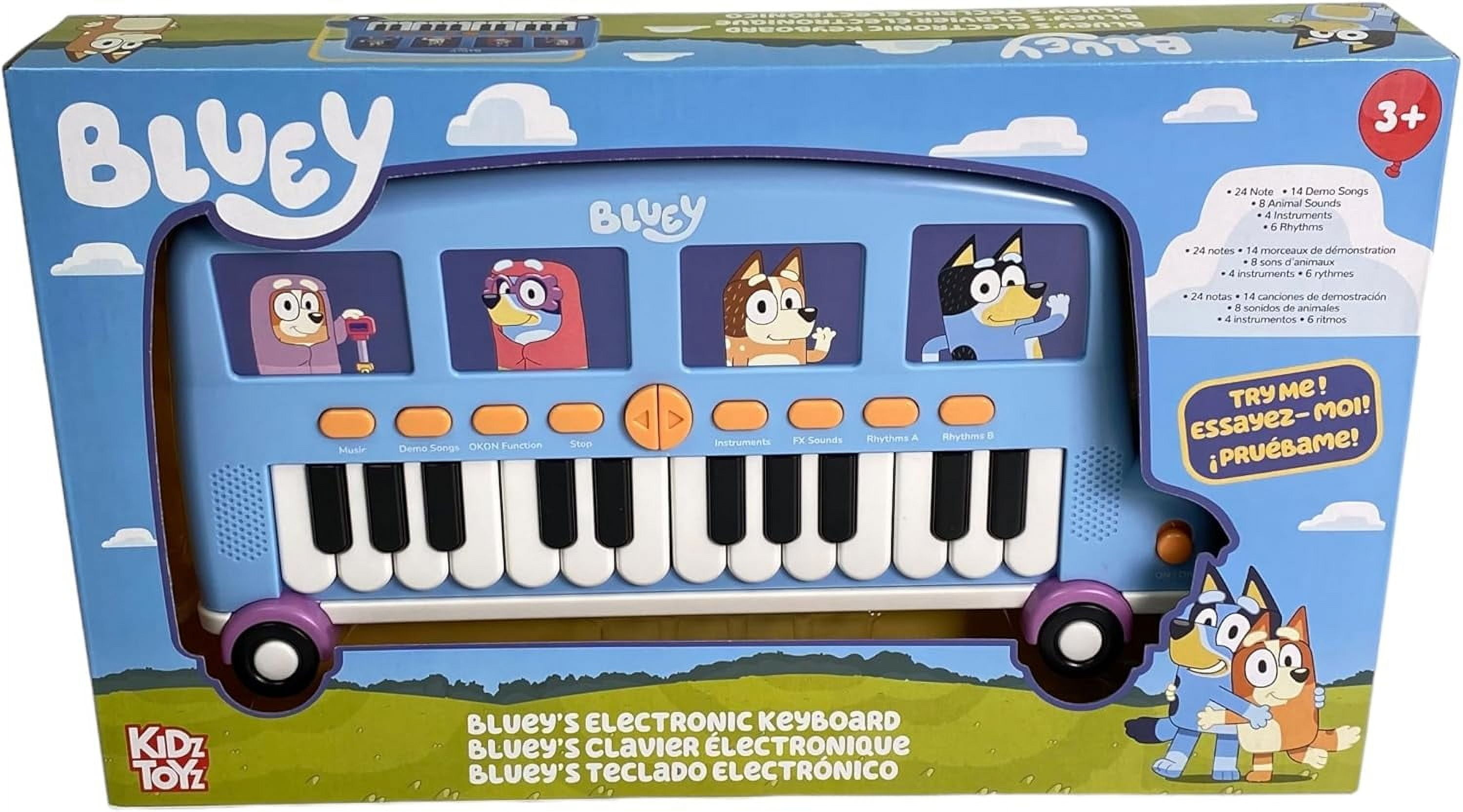 Bluey Instruments Bluey Bus Keyboard with Demo Songs, Sound FX, Instruments - Walmart.com