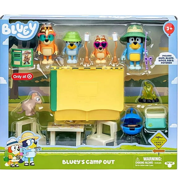 Bluey Camp Out Playset