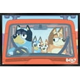 thumbnail image 1 of Bluey - Car Ride Wall Poster, 14.725" x 22.375" Framed, 1 of 4