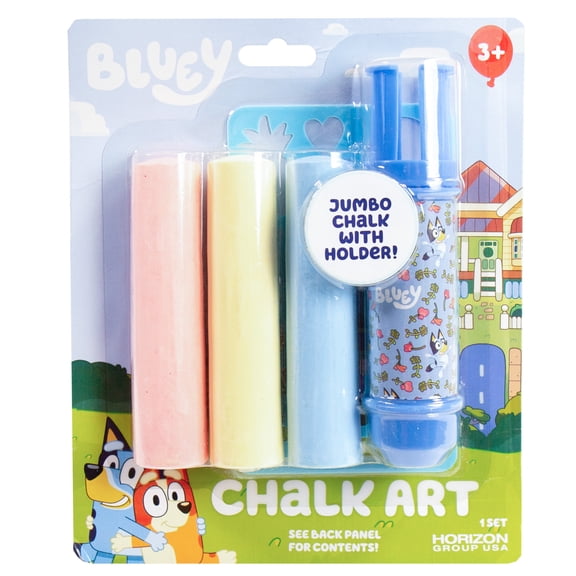 Bluey Chalk Art, 3-Pack