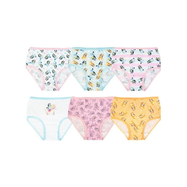 Character Toddler Girl Briefs Underwear, 6-Pack, Sizes 2T-4T