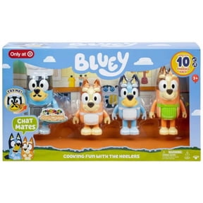 Moose Bluey Chat Mates Cooking Fun 4-Pack Talking Figures
