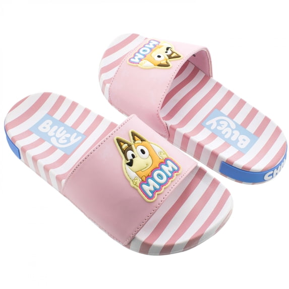 Bluey Chili Mom Adult Slide Sandals-Size 11