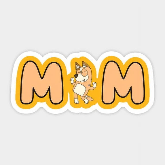 Bluey Chilli Mom Sticker Bluey Stickers For Kids, Bluey Stickers Party ...