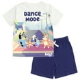 thumbnail image 1 of Bluey Chilly Mom Bandit Dad Bingo Toddler Boys T-Shirt and French Terry Shorts Outfit Set Multicolor / Blue 5T, 1 of 5