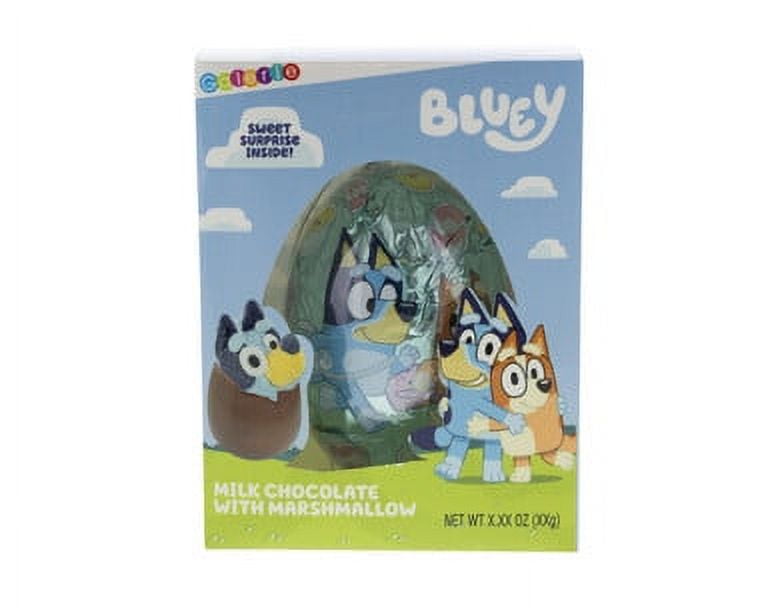 Bluey Themed Candy Large Chocolate Egg with Creamy Marshmallow, Pack