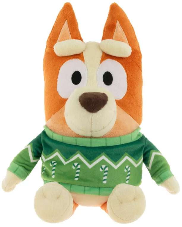 Bluey Christmas Holiday Bingo Plush [in Sweater]