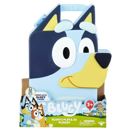 Bluey, Collector case, one poseable 2.5" Bluey Figure, Preschool, Ages 3+