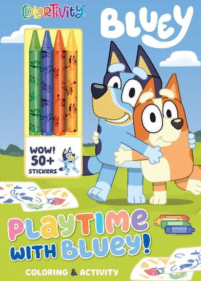Bluey: Colortivity: Playtime with Bluey!, 48 pages (Paperback)