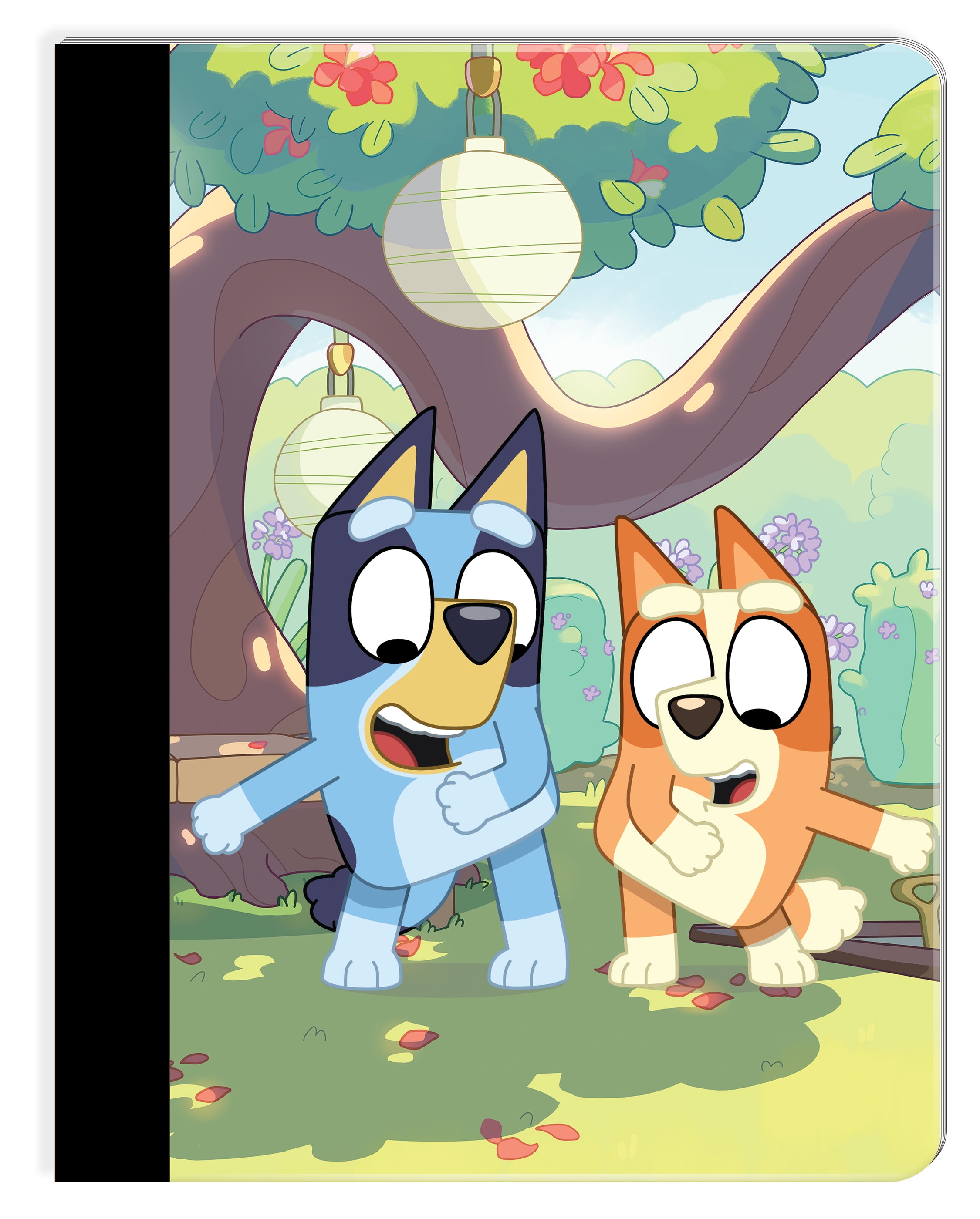 Bluey Composition Writing Notebook, Wide Rule, 7.5" x 9.75", Multi-Color, Soft Cover, Stitched Binding, 80 Sheets