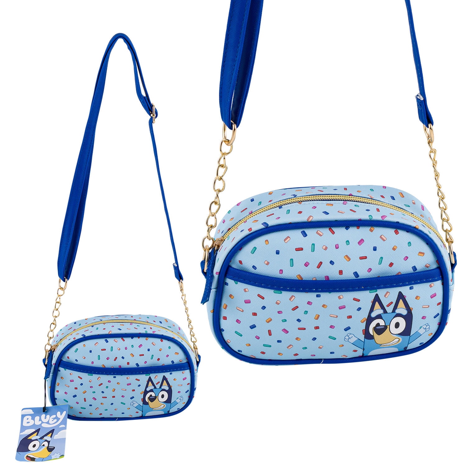 Bluey Crossbody Camera Bag - 7.5" - Stylish and Versatile - Compact - Adjustable Strap, 1 COUNT