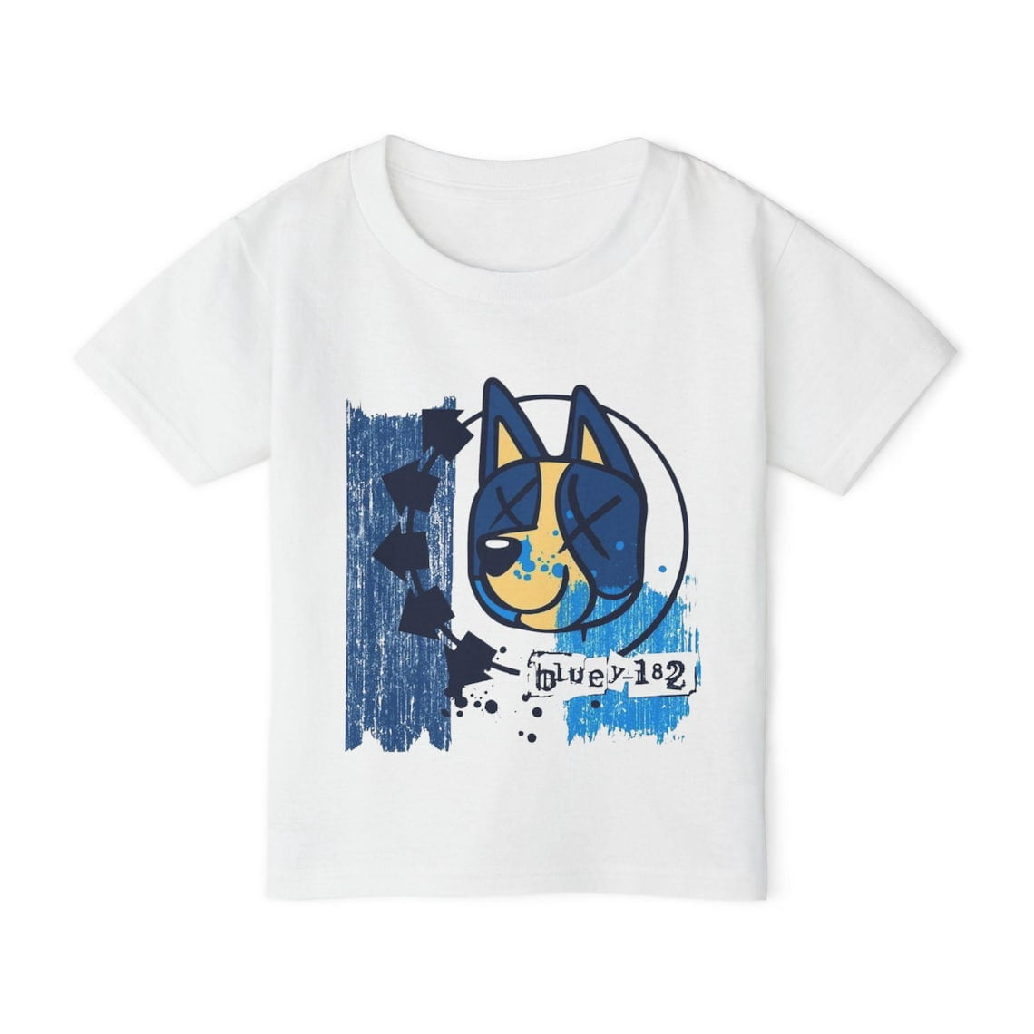 Dave&Bella Toddler Boys Blue Puppy Print Comfortable Long-sleeved Sweaters Tops