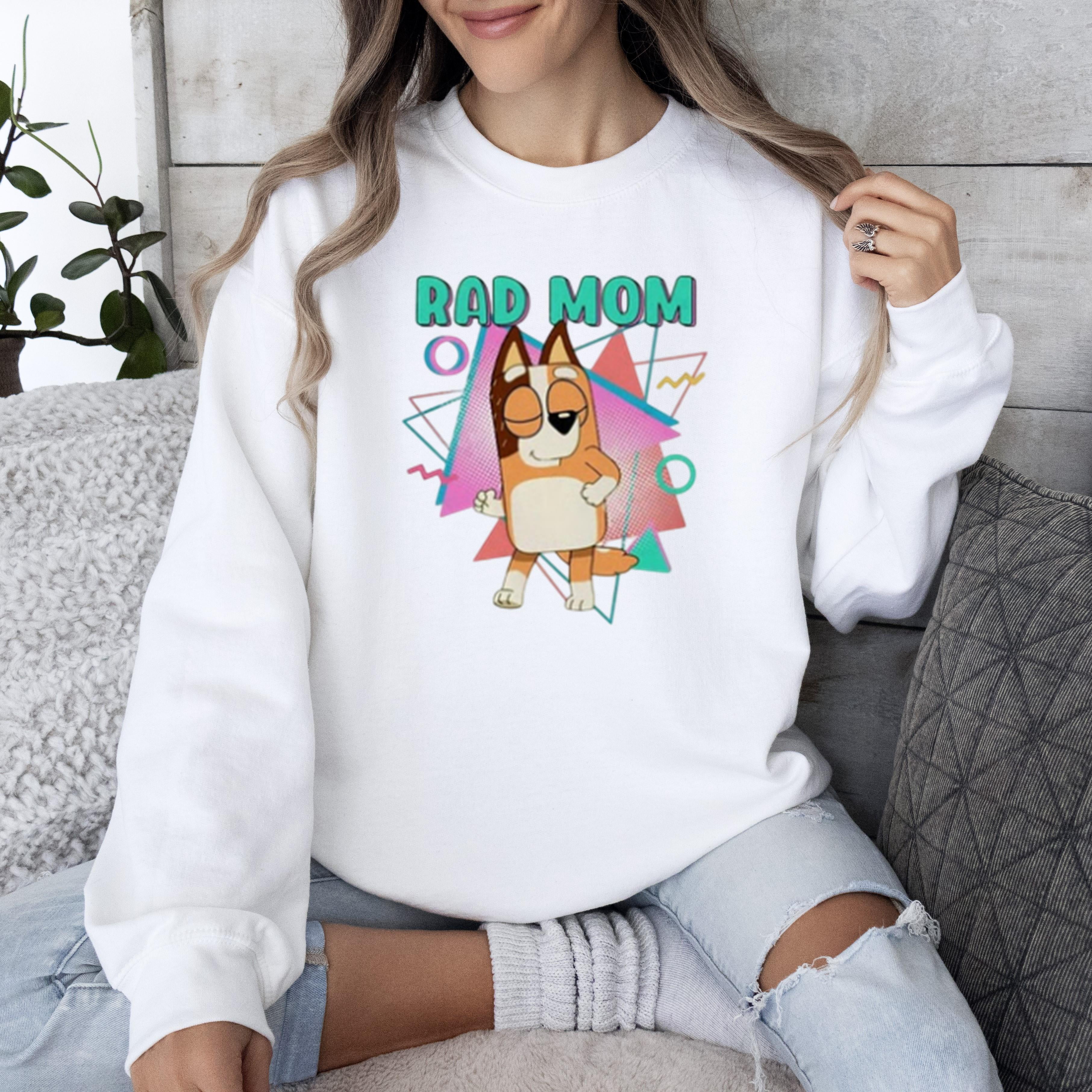 Bluey Cutest Mom Sweatshirt Retro Happy Mother’s Day Tee!, for men