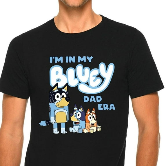 In My Bluey Dad Era Shirt, In My Bluey Daddy Era T-Shirt, In My Bluey Father Era Shirt, In My Bluey Papa Era Shirt, Dad Bluey Dogs Era Tees Unisex S-5XL Hot Trending Shirt, Vintage Birthday Gift