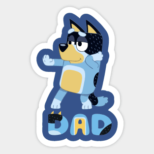 Bluey Dad Exclusive Sticker Bluey Stickers For Kids, Bluey Stickers ...