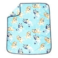 thumbnail image 1 of Bluey Dance Party Sky Blue Microfiber Throw, 40 in x 50 in, 1 of 4