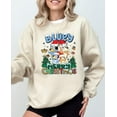 thumbnail image 1 of Bluey Dog Christmas t-shirt & Sweatshirt, Disney Christmas Shirt, Christmas Party Kids Sweatshirt,Sand Color,Size 3XL, 1 of 5