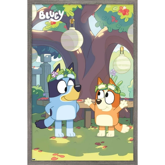 Bluey - Duo Wall Poster, 14.725" x 22.375", Framed