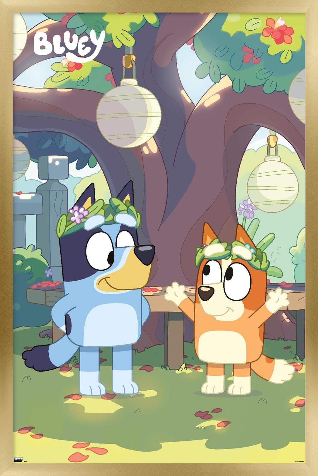 Bluey - Duo Wall Poster, 14.725" x 22.375", Framed