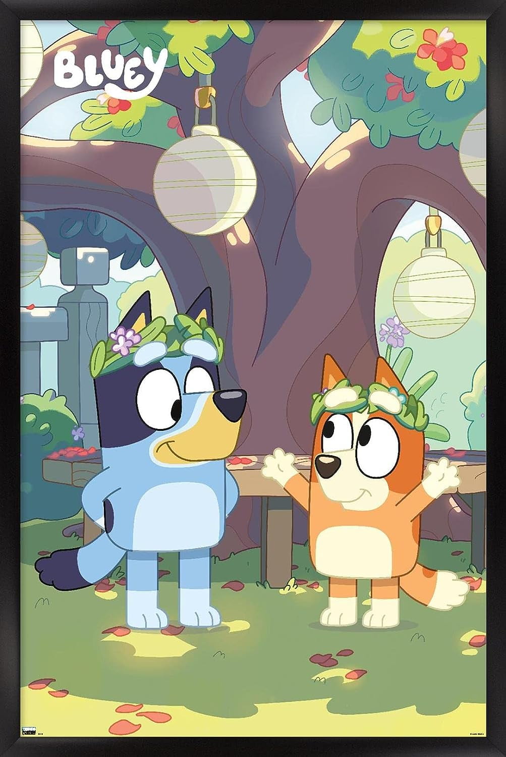 Bluey - Duo Wall Poster, 22.375" x 34", Framed