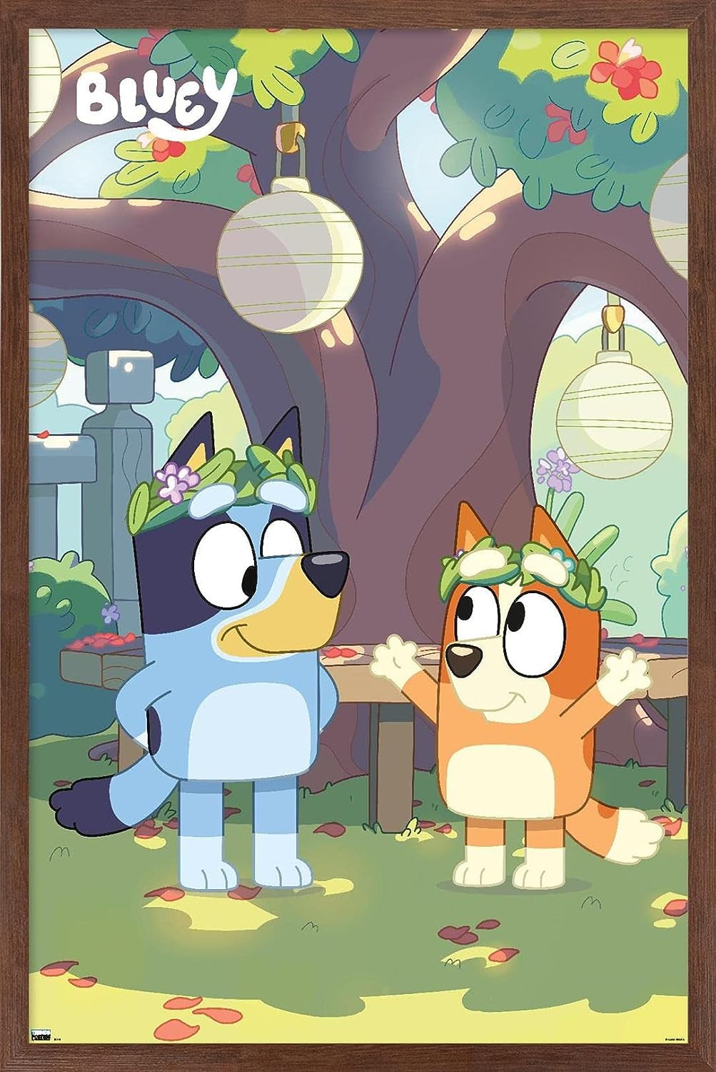 Bluey - Duo Wall Poster, 22.375" x 34", Framed