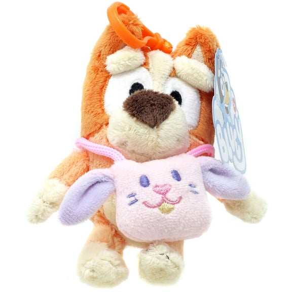 Bluey Easter 2025 Bingo Plush Hanger (Holding Bunny Bag)