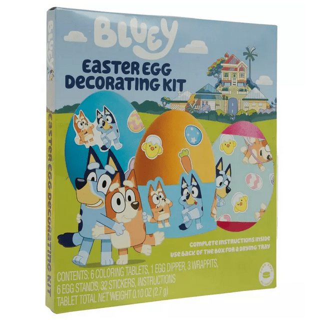 Bluey Easter Egg Decorating Kit - Walmart.com