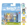 thumbnail image 1 of Bluey Fairytale Figure 2-Pack, 2.5 in Figures of Costume Chilli and Bandit Wearing His Hat, Ages 3+, 1 of 10