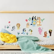 Bluey Family & Friends Peel and Stick Wall Decals