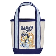 Bluey Kids' 8" Cotton Canvas Mini Tote Bag, Bluey
